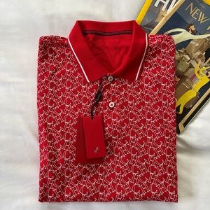Carolina Herrera CH Mens Polo Short Sleeve New with Tags NWT Sz M